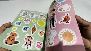 ABC Sticker book for 3-5 year olds