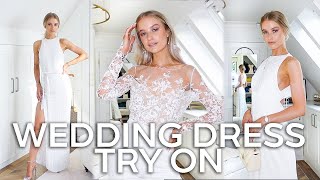 WEDDING Dress Try on and BRIDAL Styling tips | Inthefrow