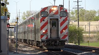 Chicago Metra North Central Service at O'Hare Transfer | シカゴ メトラ オヘア・トランスファー駅