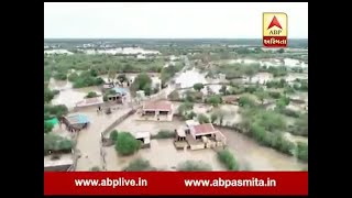 Banaskantha rains : watch drone video of vav Taluka rains