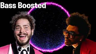 Post Malone, The Weeknd - One Right Now (Bass Boosted)