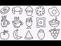 how to draw a candy cake lollipop ice cream donuts easy candy doddle drawing