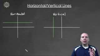 Horizontal and Vertical Lines