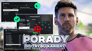 Musisz To Znać w Trybie Kariery Menadżera FC25! (dla początkujących)