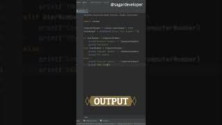Number Guessing Game In Python #shorts