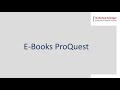 Download E-books on ProQuest platform