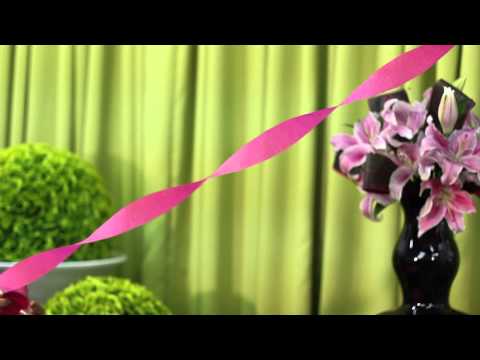 How to Hang Crepe Paper for Birthday Party Decorations : Event Etiquette & Inspirations How to Hang Crepe Paper for Birthday Party Decorations : Event Etiquette & Inspirations