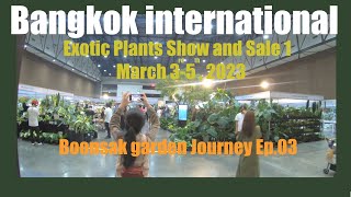 Boonsakgarden Journey EP3-1 Bangkok International Exotic Plants Show and Sale  #ไม้ใบ #ไม้สะสม