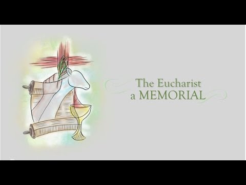 How is the celebration of the Eucharist more than an ordinary memorial?