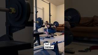 Squat 1x1 285lbs