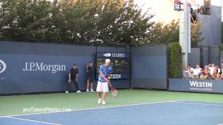 Brian Battistone uses a Two-Handled Racket, 2012 US Open