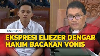 Ekspresi Richard Eliezer saat Dengar Hakim Bacakan Vonis, Pejamkan Mata hingga Menghela Napas