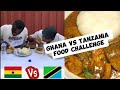 Ogbono soup 🍲 and Fufu ( Ghana vs Tanzania food challenge showdown) #food