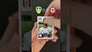 Can I predict LEEDS UNITED vs BRENTFORD from these packs? #shorts