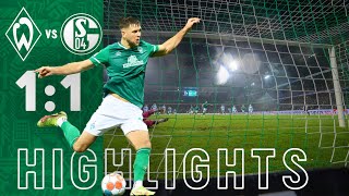 HIGHLIGHTS: Werder Bremen - FC Schalke 04 1:1 | Füllkrug versenkt VAR-Elfmeter in letzter Minute