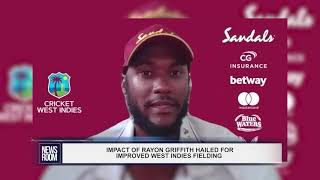 IMPACT OF RAYON GRIFFITH HAILED FOR IMPROVED WEST INDIES FIELDING