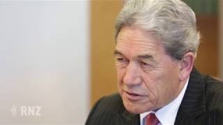 New Zealand First leader, Winston Peters, speaks to RNZ Insight
