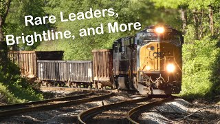 [4K] Brightline Train Set, Rare Leaders, and More on CSX's W\u0026A Sub