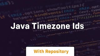 java timezone ids