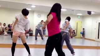 Dance practice .. Yuuna..