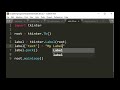 Label, tkinter and Python (part 1)
