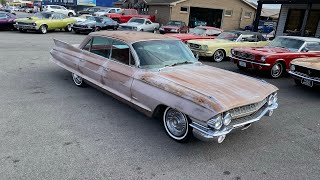 Test drive 1961 Cadillac 4-Door Hardtop SOLD $12,900 Maple Motors #1929