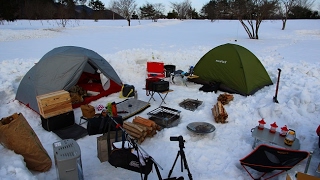 Winter camping　雪中キャンプ　IN中蒜山