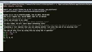 Extending Lists in Python