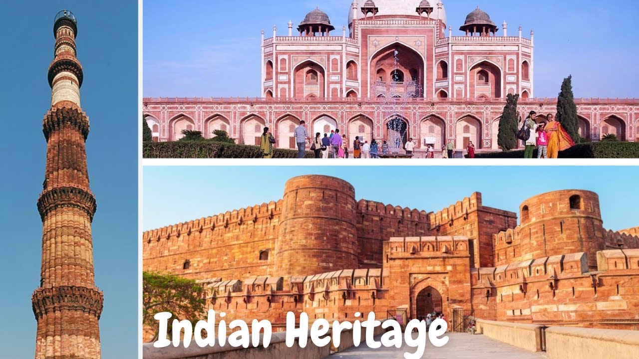 Agra Fort, Qutub Minar, Humayan Tomb - Indian Heritage - YouTube