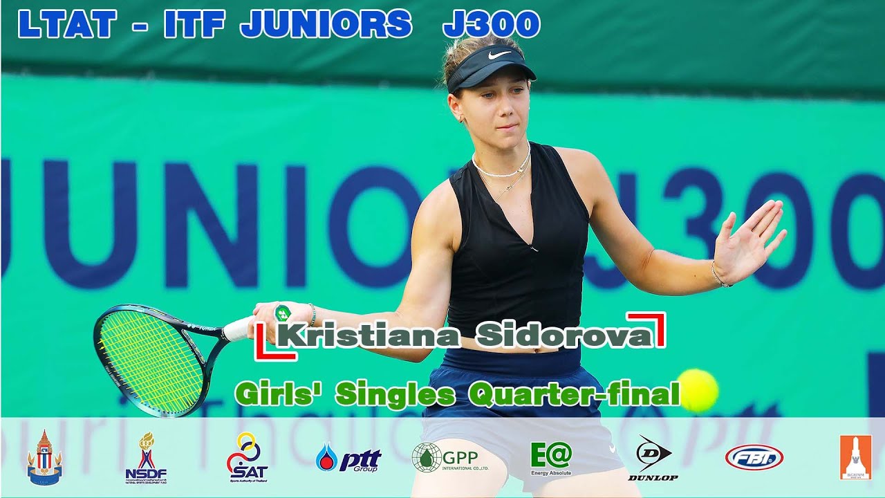 LTAT - ITF JUNIORS J300 Girls' Singles Quarter Final - Kristiana ...