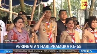 Presiden Jokowi Hadiri Peringatan Hari Pramuka Nasional