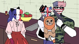 Kitchen Gun + Toilet Grenade (Countryhumans Meme) Animatic