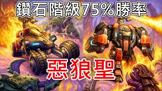 《爐石COMBO》鑽石階級75%勝率！惡狼聖—星外暗界