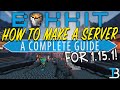 How To Make A Bukkit Server in Minecraft 1.15.1