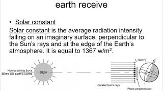 Solar energy 1 into-solar constant