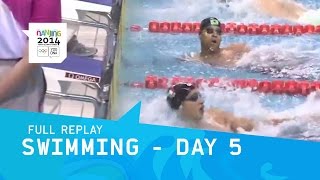 Swimming 50m Womens/ 100m Mens Freestyle Heats | Full Replay | Nanjing 2014 Youth Olympic Games