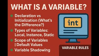 Master Java Variables in 1 Shot 🚀 Local, Instance, Static, Scope, Shadowing & Programs Guide Part 2