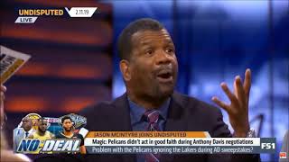 Jason McIntyre   Problem with the Pelicans ignoring the Lakers during AD sweepst
