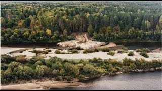 Раскопки судна Беляны.  Река Ветлуга.  Следы Великого Потопа.