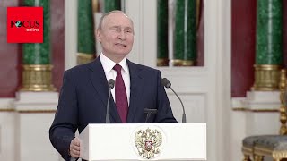 Versprecher? Hier spricht Putin erstmals von „Krieg“ in der Ukraine