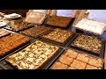 바삭한 쿠키와 쫀득한 브라우니의 만남, 영국식 쿠키브라우니 / British dessert cookie brownie - Korean street food