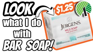 LOOK what I do with BAR SOAP | AMAZING