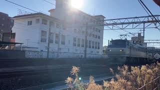 EF66代走5085レ共和駅通過。