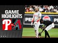 Phillies vs. D-backs Game Highlights (8/8/24) | MLB Highlights