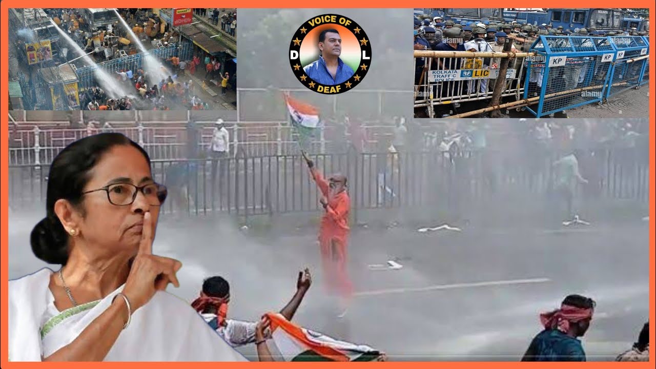 Bengal Bandh: 83-year-old Braves Water Cannons Flaunting Tricolour ...