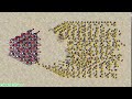 20 grand cannons vs 1000 engineers red alert 2