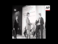 SYND 08/12/70 UPITN NEWS CAMERMAN WIN BRITISH TELEVISION AWARD