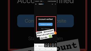 PAWS Account Verification Guide ✅ || Connect TON and Solana Wallet Guide || PAWS Update