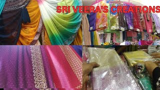 Sri Veera's Creations Collection||Latest  Fancy Sarees Collection#sarees#sriveerascreations