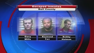 Three men escape from Bell County Jail